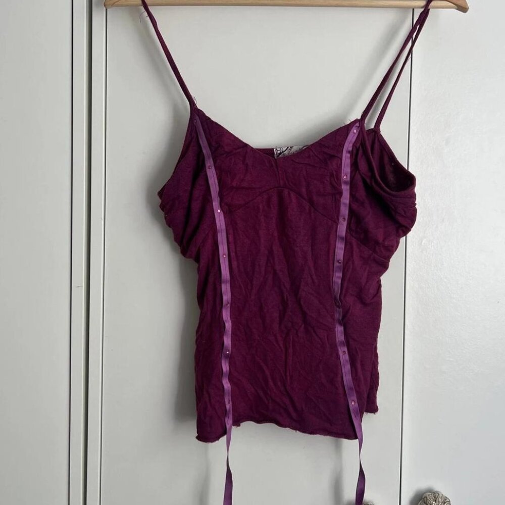 Vintage Y2K 90s rhinestone cami